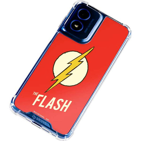 DC Comics The Flash Classic Emblem Moto G 5G (2024) Clear Case